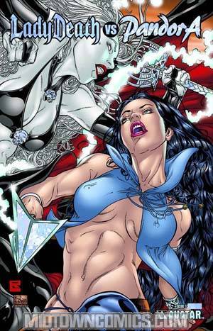Lady Death vs Pandora #1 Prism Foil Cvr