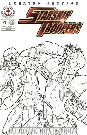 Starship Troopers Ongoing #4 Cvr B Limited Sketch Edition