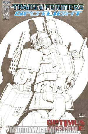 Transformers Spotlight Optimus Prime Incentive Don Figueroa Cover