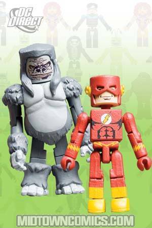 DC Minimates Wave 7 Flash With Gorilla Grodd 2-Pack