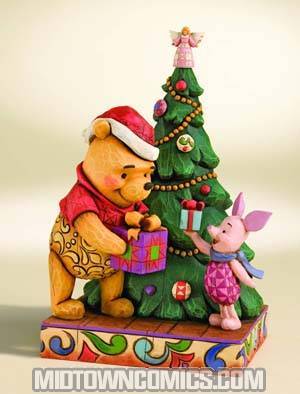 Disney Traditions Pooh & Piglet Mini Statue