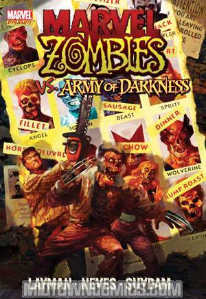 Marvel Zombies vs Army Of Darkness HC 1st Ptg Days Of Future Past Homage Cover
