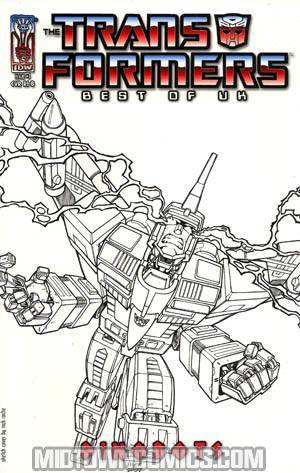 Transformers Best Of UK Dinobots #1 Incentive Nick Roche Sketch Cover