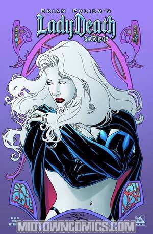 Brian Pulidos Lady Death Sacrilege #2 Art Nouveau Cvr