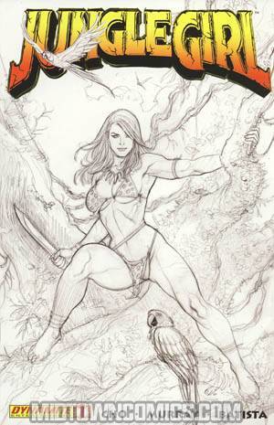 Frank Chos Jungle Girl #1 Incentive Frank Cho Sketch Cover