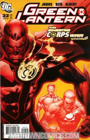 Green Lantern Vol 4 #22 Cover B 2nd Ptg (Sinestro Corps War Part 4)