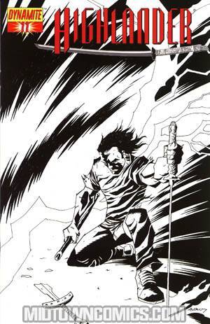 Highlander #11 Incentive Michael Avon Oeming Sketch Cover