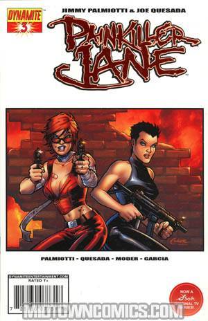 Painkiller Jane Vol 3 #3 Blood Red Foil Cover