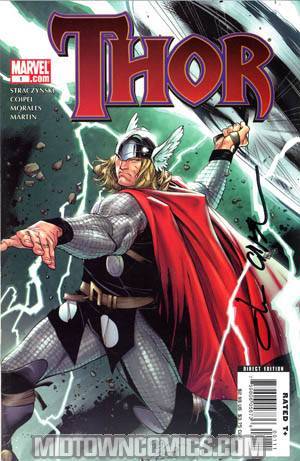 Thor Vol 3 #1 Cover I DF Signed By Olivier Coipel