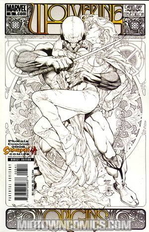 Wolverine Origins #5 Cover D Phoenix Comicon 2006 Samurai Comics Variant Sketch Cover Joe Quesada