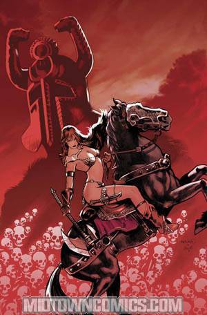 Sword Of Red Sonja Doom Of The Gods #1 Cover D Incentive Paul Renaud Virgin Cover