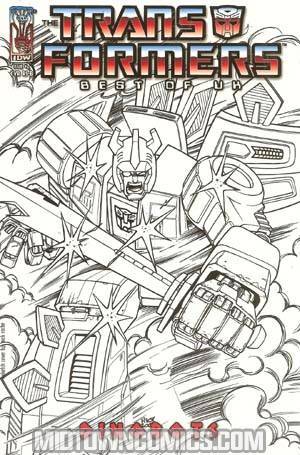 Transformers Best Of UK Dinobots #2 Incentive Nick Roche Sketch Cover