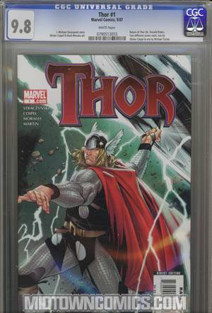 Thor Vol 3 #1 Cover J Olivier Coipel Cover CGC 9.8