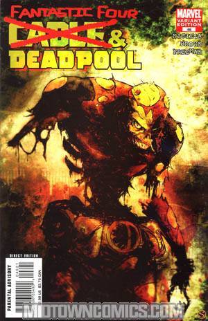 Cable Deadpool #46 Cover B Zombie Variant Cover