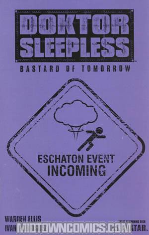 Doktor Sleepless #3 Incentive Warning Sign Variant Cover