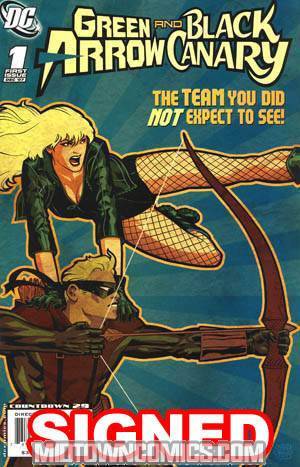 Green Arrow Black Canary #1 Cover C Signed By Cliff Chiang