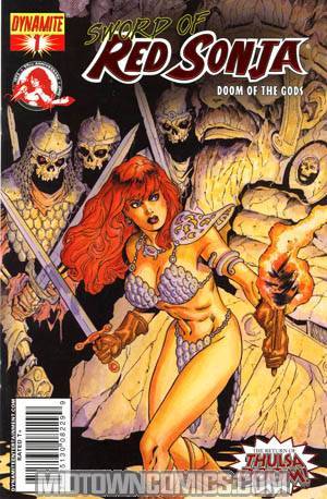 Sword Of Red Sonja Doom Of The Gods #1 Cover F Lopresti Foil Cover