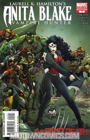 Anita Blake Vampire Hunter First Death #2 Cover B Zombie Variant Cover