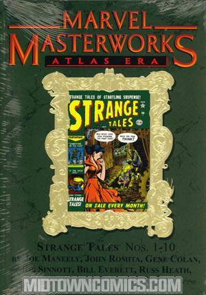 Marvel Masterworks Atlas Era Strange Tales Vol 1 HC Variant Dust Jacket