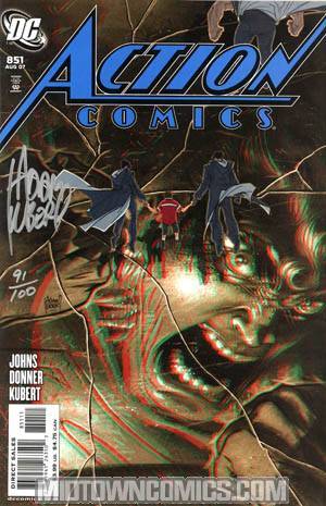 Action Comics #851 DF Signed By Adam Kubert