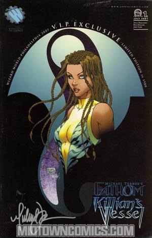 Fathom Killians Vessel #1 Cover C WWP VIP Edition Signed By Michael Turner