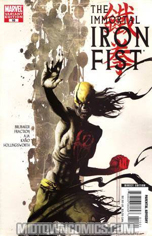 Immortal Iron Fist #10 Cover B Zombie Variant Cover