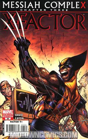 X-Factor Vol 3 #25 Cover B Incentive J Scott Campbell Variant Cover (X-Men Messiah CompleX Part 3)