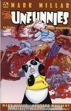 Mark Millars The Unfunnies #3 Offensive Cvr