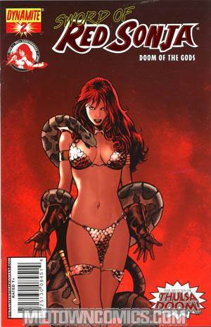 Sword Of Red Sonja Doom Of The Gods #2 Cover D Foil Cover
