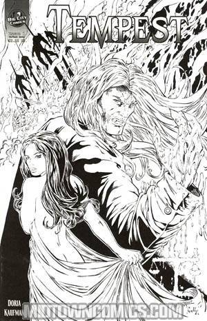 Tempest (Big City Comics) #1 Incentive Black And White Variant Cover