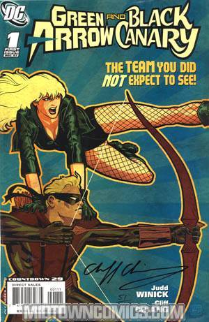 Green Arrow Black Canary #1 DF Signed By Cliff Chiang