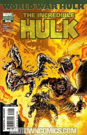 Incredible Hulk Vol 2 #111 Cover B Zombie Variant Cover (World War Hulk Tie-In)