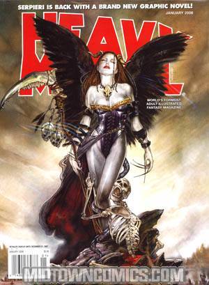 Heavy Metal January 2008 Featuring Serpieri