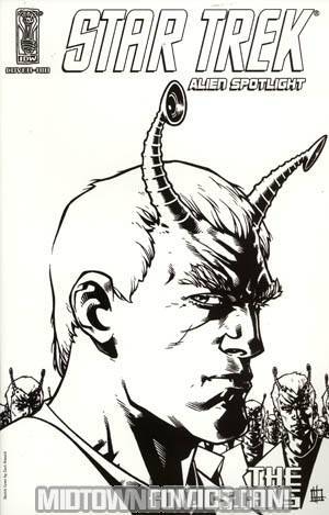 Star Trek Aliens Spotlight Andorians Incentive Zack Howard Sketch Cover