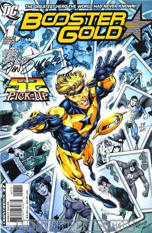 Booster Gold Vol 2 #1 DF Signed By Dan Jurgens