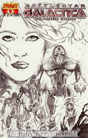 Battlestar Galactica Season Zero #4 Cover E Incentive Adriano Batista Sketch Cover