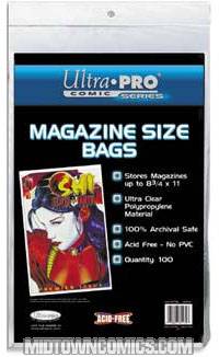 Ultra Pro Magazine Bags 100-pack