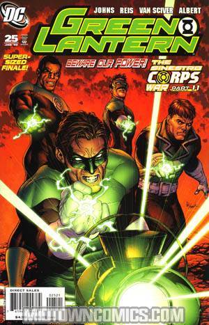 Green Lantern Vol 4 #25 Cover B Incentive Gary Frank Variant Cover (Sinestro Corps War Part 11)