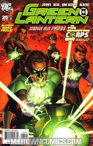 Green Lantern Vol 4 #25 Cover B Incentive Gary Frank Variant Cover (Sinestro Corps War Part 11)