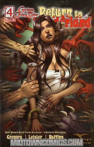 Grimm Fairy Tales Return To Wonderland #4 Cover F Limited Edition Wizard World Texas Daniel Leister Variant Cover
