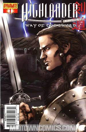 Highlander Way Of The Sword #1 Regular Connor MacLeod Right Side Cover