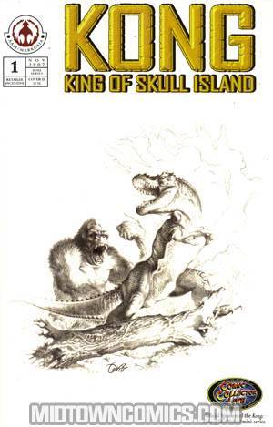 Kong King Of Skull Island #1 Incentive Kong vs Carnosaur Variant Cover