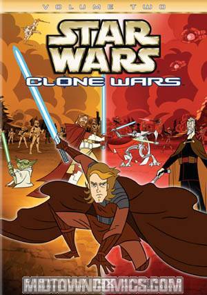 Out Of Print Star Wars Clone Wars Vol 2 DVD