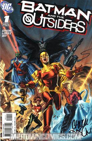 Batman And The Outsiders Vol 2 #1 DF Signed By Chuck Dixon