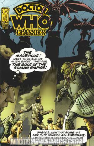 Doctor Who Classics #1 Cover B Incentive Dave Gibbons Retro Art Variant Cover