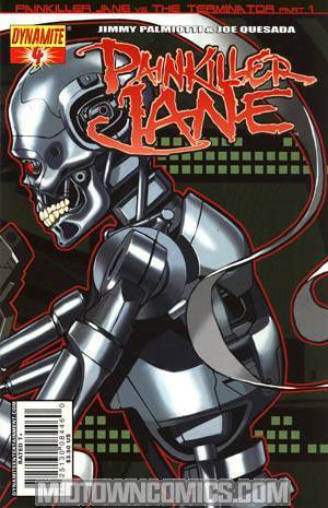 Painkiller Jane Vol 3 #4 Regular Terminator Right Side Cover