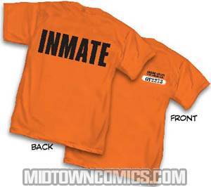 Arkham Asylum Inmate T-Shirt Large