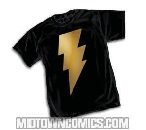 Black Adam Metalix Symbol Womens T-Shirt Large