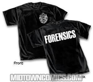 Gotham City P.D. Forensics T-Shirt Large