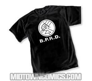 Hellboy B.P.R.D. Logo T-Shirt Large